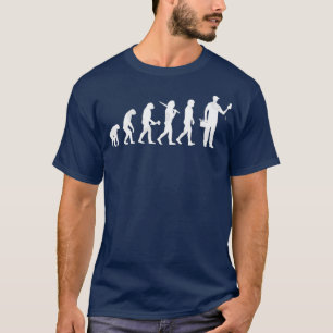 Electrician Sparky Evolution Darwin Gift presenter T Shirt