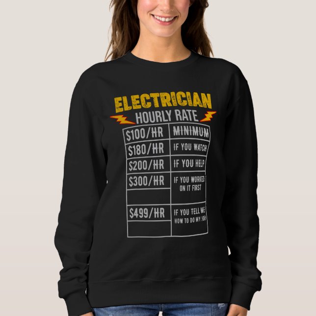 Electrician Wireman Lineman Power Current Expert H T Shirt (Framsida)
