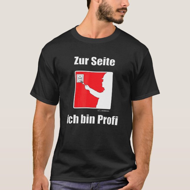 Electrician Zum Seitich Tunna Profi German T Shirt (Framsida)