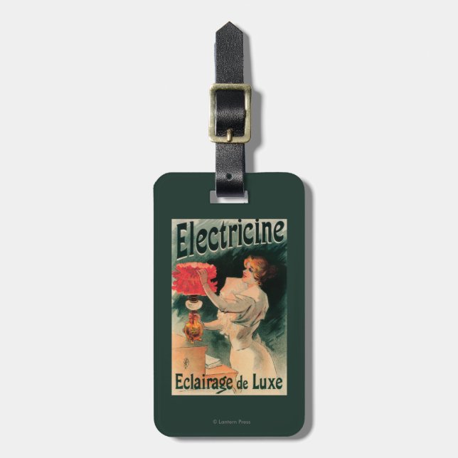 Electricine befordrings- PosterFrance Bagagebricka (Vertikal Framsida)