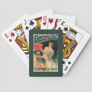 Electricine befordrings- PosterFrance Spelkort