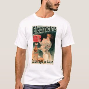 Electricine befordrings- PosterFrance T-shirt