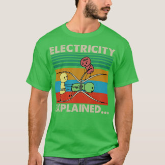 Electricity förklarade TShirtElectricity T Shirt