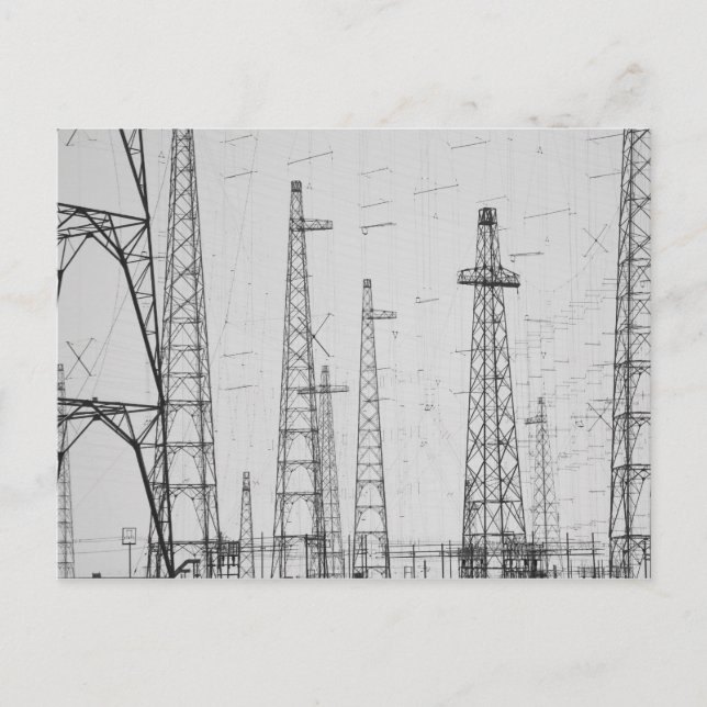 Electricity torn, Howick, Northumberland Vykort (Framsida)