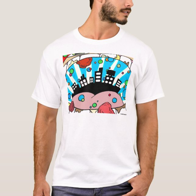 Electricityscape - CityMouth Tee (Framsida)