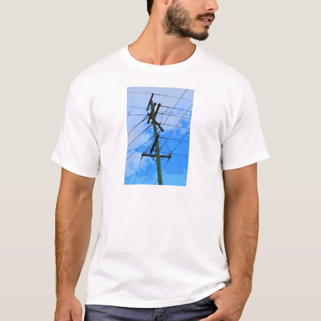 ELECTRICIY-POL LANTLIGA QUEENSLAND AUSTRALIEN TEE (Framsida)