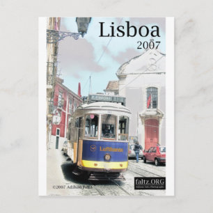 Eléctrico, Lissabon Vykort