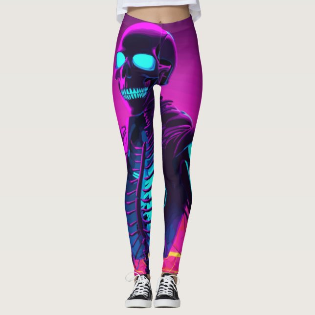Electro Bones Leggings (Framsida)