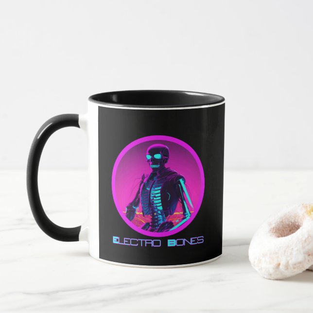Electro Bones Mugg (Med munk)