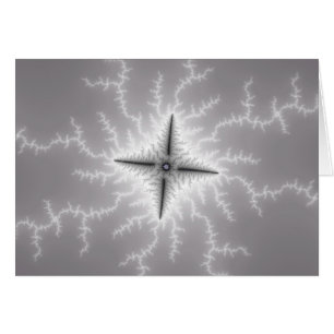 Electro - Fractal Art Hälsningskort