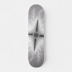 Electro - Fractal Art Old School Skateboard Bräda 18 Cm