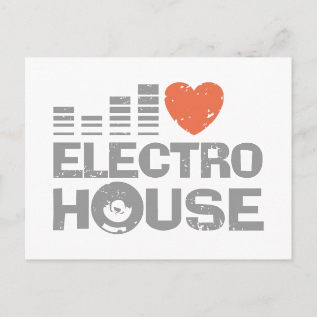 Electro House Vykort (Framsida)