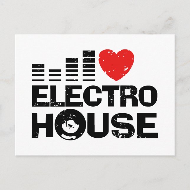 Electro House Vykort (Framsida)