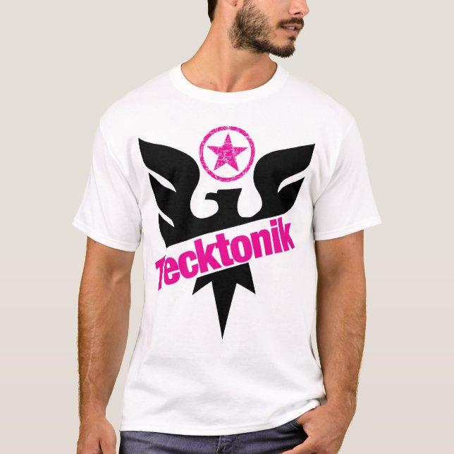 Electro hust-skjorta t-shirt (Framsida)