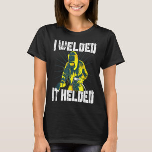 Electro Welding Shirt För manar Funny Welder T