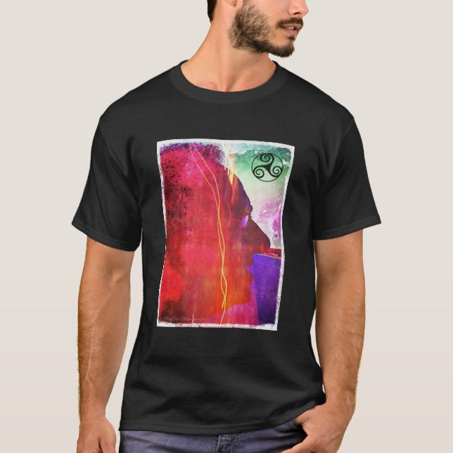 ElectroCelt Trisquel av AlyZen Moonshadow T-shirt (Framsida)
