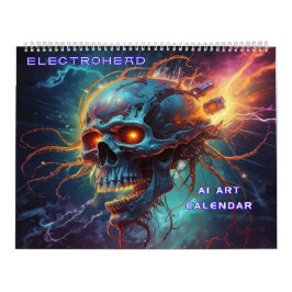 Electrohead AI-konst Kalender