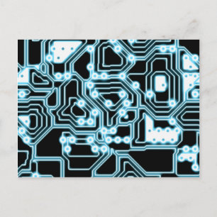 ElecTRON - Blue / Black Vykort