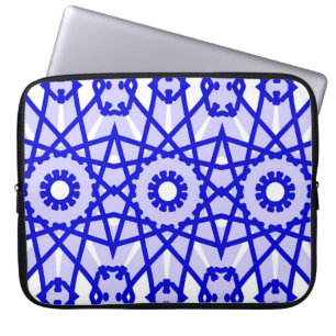 Electronic Bag, A vibrant Classic Blue mönster La Laptop Fodral