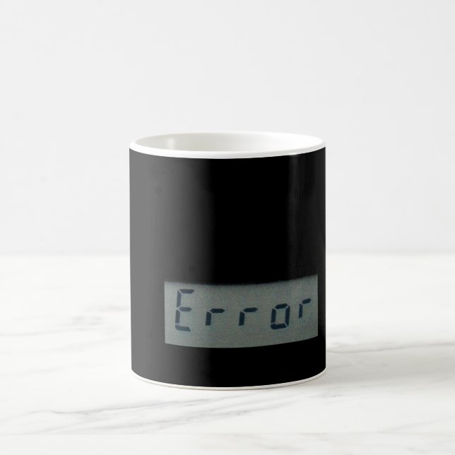 Electronic Error Message Mugg, Stein Kaffemugg (Center)