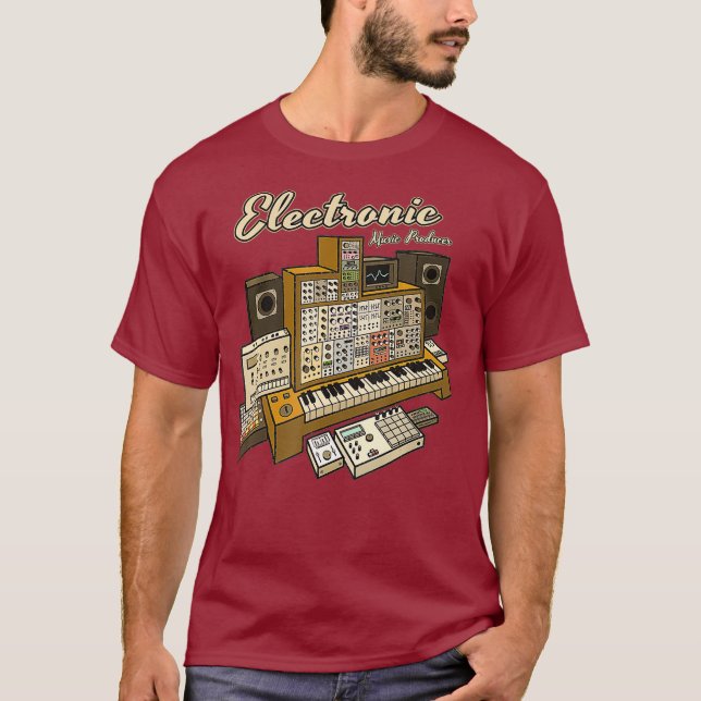 Electronic Music Producer T Shirt (Framsida)