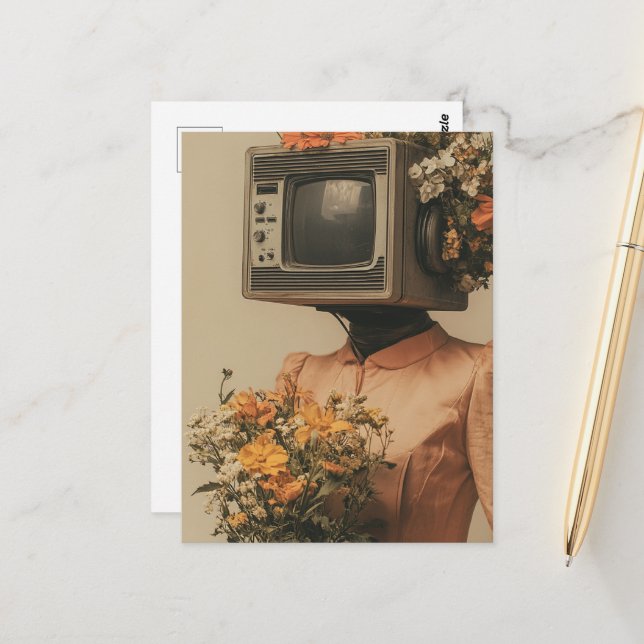 Electronic Woman  Vykort (Fram/Back In Situ)