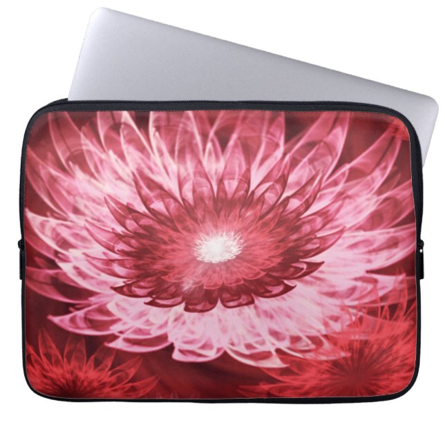 Electronics Bag Fantasy Flowers Red Laptop Fodral (Framsidan)