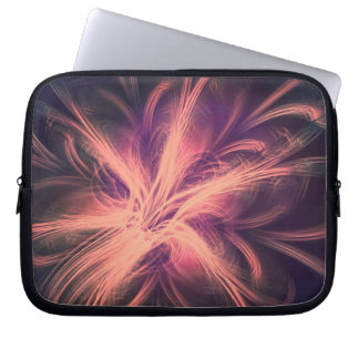 Electronics Bag Fractal Light Lila Palette Laptop Fodral