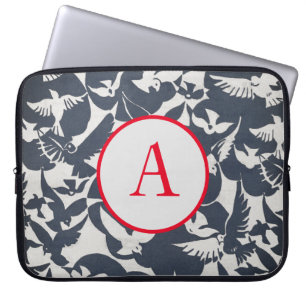 Electronics Bag JAPANESE BIRD MÖNSTER DIY INITIAL Laptop Fodral