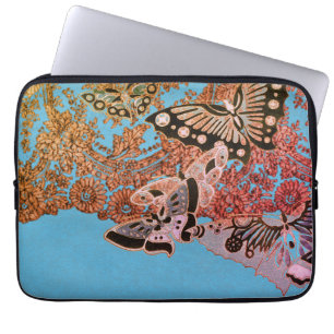 Electronics Bag NEOPRENE BUTTERFLIES AND SNÖRE Laptop Fodral