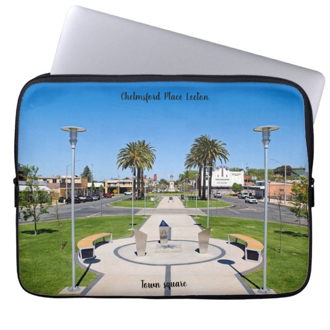 Electronics Bag - Neoprene-väska för bärbara dator Laptop Fodral (Framsidan)