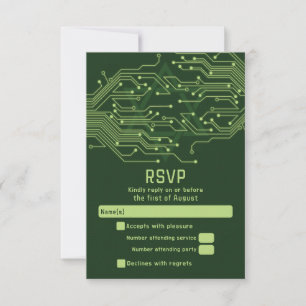 Electronics Computer Circuit Board Pub Mitzvah OSA Kort