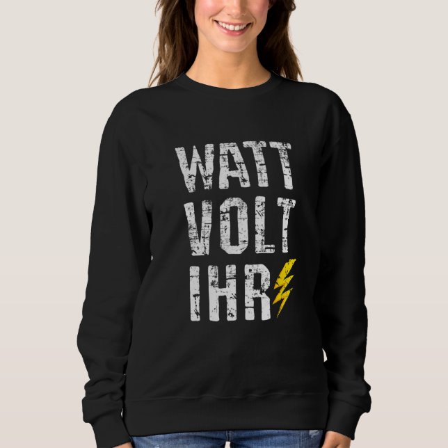 Electronics Craftsmen Electronics Resistor Watt Vo T Shirt (Framsida)