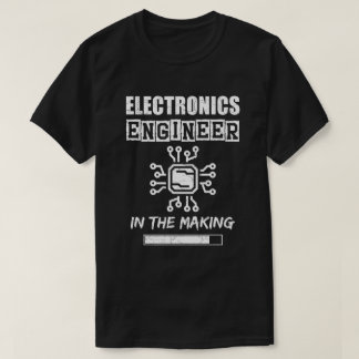 Electronics ingenjör i skapar, grungy struktur t shirt