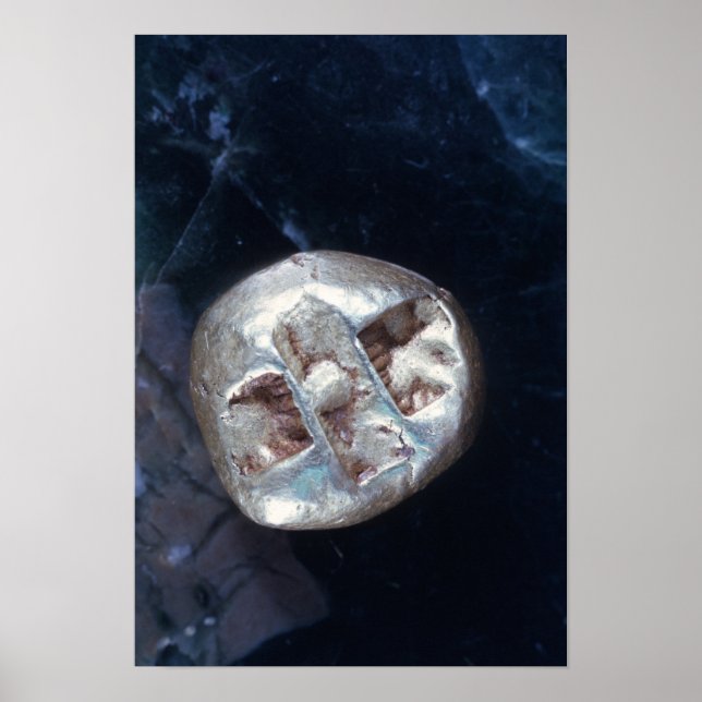 Electrum stater, c.600 BC Poster (Framsidan)