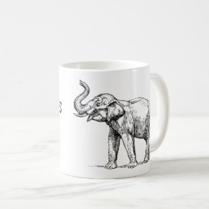 Elefanerska regler kaffemugg