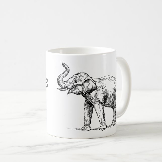Elefanerska regler kaffemugg (Framsida höger)