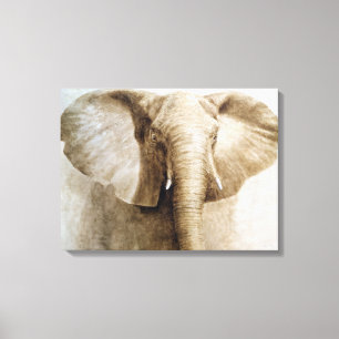 Elefant 2004 canvastryck