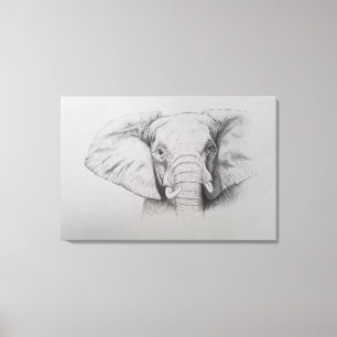 Elefant 2011 canvastryck