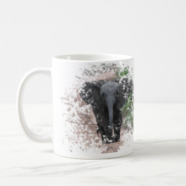 Elefant 2 kaffemugg (Vänster)