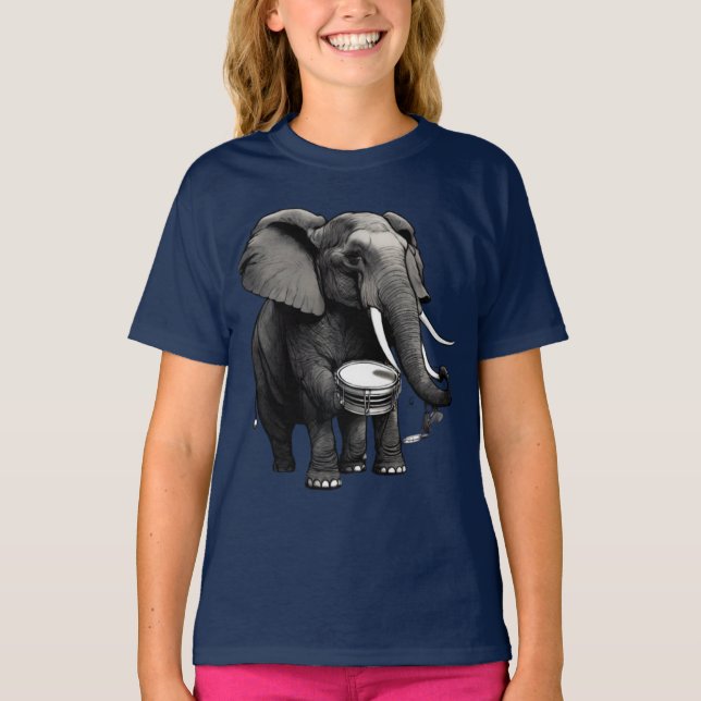Elefant - 2 t shirt (Framsida)