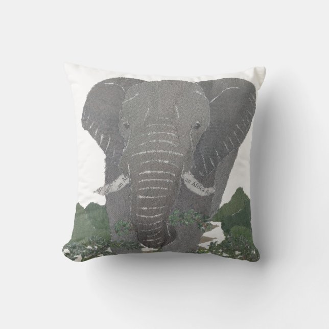 Elefant afrikanskt djur kudde (Framsida)