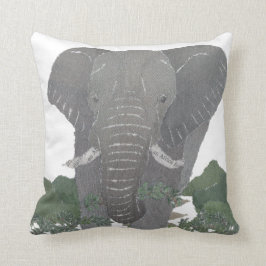 Elefant afrikanskt djur kudde