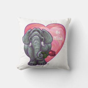 Elefant Alla hjärtans dag Kudde