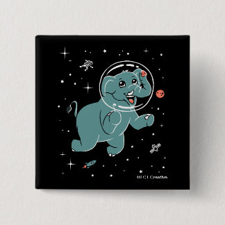 Elefant Animals in Space Knapp