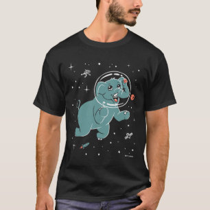 Elefant Animals in Space T Shirt