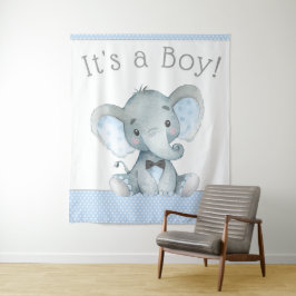 Elefant Baby Shower Bakgrund