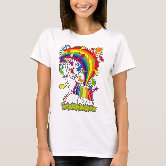 Elefant_badning T Shirt (Framsida)