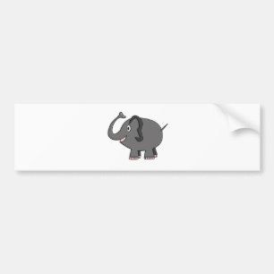 elefant bildekal
