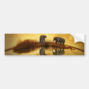 Elefant Bildekal